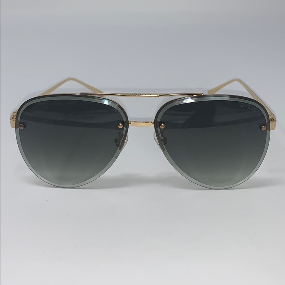 Gucci GG0436s Sunglasses Aviators 😎
